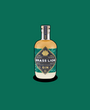 Brass Lion Pearl Jasmine Gin bottle on a deep green background.